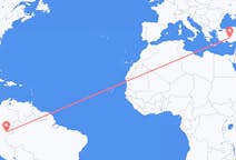 Flyrejser fra Iquitos, Peru til Konya, Tyrkiet