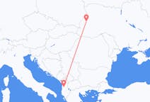Flyreiser fra Tirana, Albania til Lviv, Ukraina