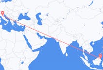 Flüge von Tarakan, Nord-Kalimantan, Indonesien nach Bologna, Italien