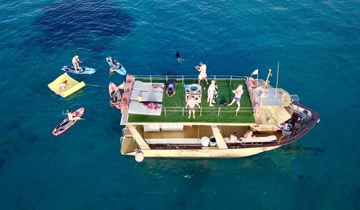 Gita in barca e tour nelle spiagge e nelle grotte di snorkeling a Ibiza