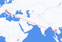 Flyg från Pattaya, Thailand till Florens, Italien