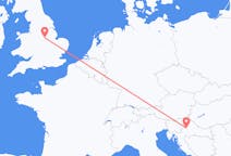 Flyrejser fra Nottingham til Zagreb