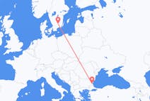 Flyrejser fra Burgas, Bulgarien til Växjö, Sverige