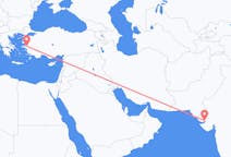 Flyrejser fra Kandla, Indien til Izmir, Tyrkiet