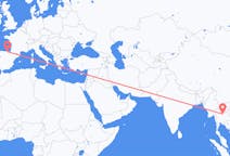 Flyrejser fra Loei-provinsen, Thailand til Bilbao, Spanien