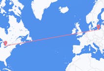 Flights from London to Gdańsk