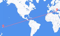 Flyg från Vanuabalavu Island, Fiji till Istanbul, Turkiet