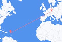 Flights from Saint Barthélemy to Nuremberg