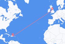 Flights from Santo Domingo, Dominican Republic to Manchester, the United Kingdom