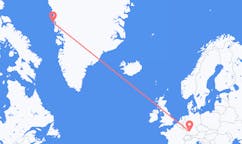 グリーンランドのウペルナビクから、ドイツのシュトゥットガルトまでのフライト