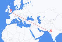 Flyreiser fra Ahmadabad, India til London, England