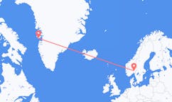 Vols depuis la ville d'Oslo vers la ville de Qeqertarsuaq
