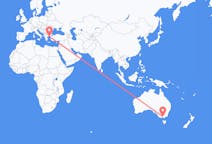 Flyreiser fra Melbourne, Australia til Lemnos, Hellas