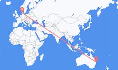 Flights from Ballina, Australia to Esbjerg, Denmark