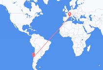 Flyrejser fra Concepción, Chile til Marseille, Frankrig