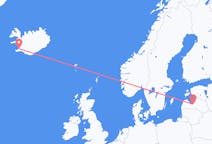Flyrejser fra Reykjavík, Island til Riga, Letland