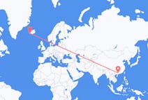 Flyrejser fra Wuzhou til Reykjavík