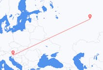 Flyg från Ljubljana till Perm