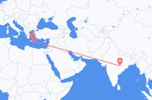 Vluchten van Raipur, India naar Iraklion, Griekenland
