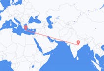 出发地 印度賴布爾目的地 希腊伊拉克利翁的航班