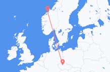 Flights from Kristiansund to Prague