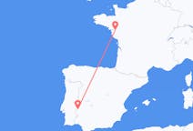 Vols depuis la ville de Badajoz vers la ville de Nantes