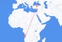Flyrejser fra Catumbela, Angola til Nevsehir, Tyrkiet