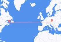 加拿大出发地 马德琳岛 (魁北克省)飞往加拿大目的地 维也纳的航班