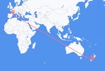 Flights from Dunedin, New Zealand to Barcelona, Spain