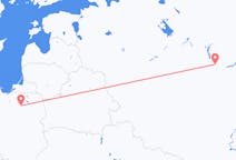 Vluchten van Nizjni Novgorod naar Szymany, provincie Szczytno