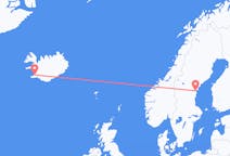 Loty z Sundsvall, Szwecja z Reykjavík, Islandia