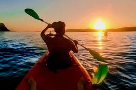 Small Group Sunset Kayak Tour with Snorkeling and Aperitif