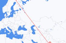 Vluchten van Indore, India naar Rovaniemi, Finland