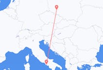 Flyg från Wrocław, Polen till Neapel, Italien