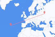 Flights from Moscow, Russia to Corvo Island, Portugal
