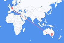 澳大利亚出发地 墨尔本飞往澳大利亚目的地 日內瓦的航班
