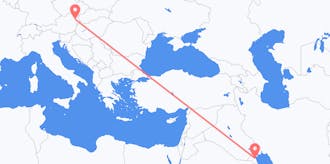 Flyreiser fra Kuwait til Østerrike