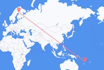 Flyrejser fra Port Vila, Vanuatu til Rovaniemi, Finland