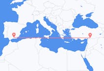 Flyreiser fra Granada, Spania til Gaziantep, Tyrkia