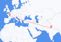 Vols de New Delhi, Inde pour Limoges, France