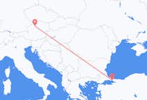 Flyg från Linz, Österrike till Istanbul, Turkiet