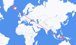 Flights from the city of Dili, Timor-Leste to the city of Reykjavik, Iceland