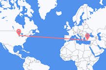 Flyreiser fra Milwaukee, USA til Antalya, Tyrkia