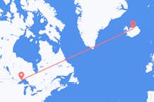 Flyreiser fra Thunder Bay, Canada til Akureyri, Island