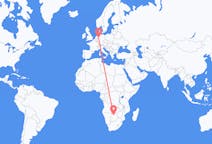 Flights from Maun, Botswana to Münster, Germany