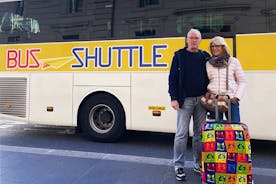 Shuttlebus: Hin- und Rücktransfer vom Flughafen Fiumicino in das Stadtzentrum von Rom
