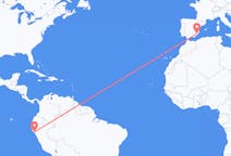 Flights from Chiclayo, Peru to Murcia, Spain