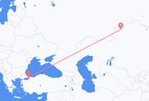 Flyreiser fra Kostanaj, Kasakhstan til Istanbul, Tyrkia