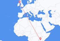 Flyreiser fra Mwanza, Tanzania til Belfast, Nord-Irland