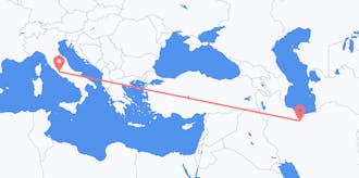 Flights from Iran to Italy